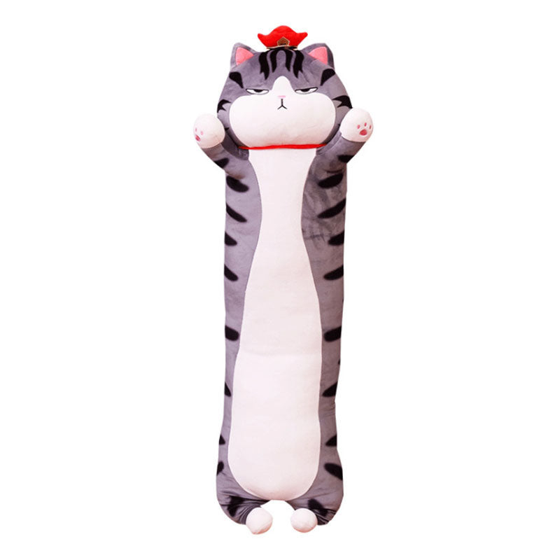 Super Soft Cute Coral fleece Cat Plush Toy Sofa Pillow 115cm 135cm