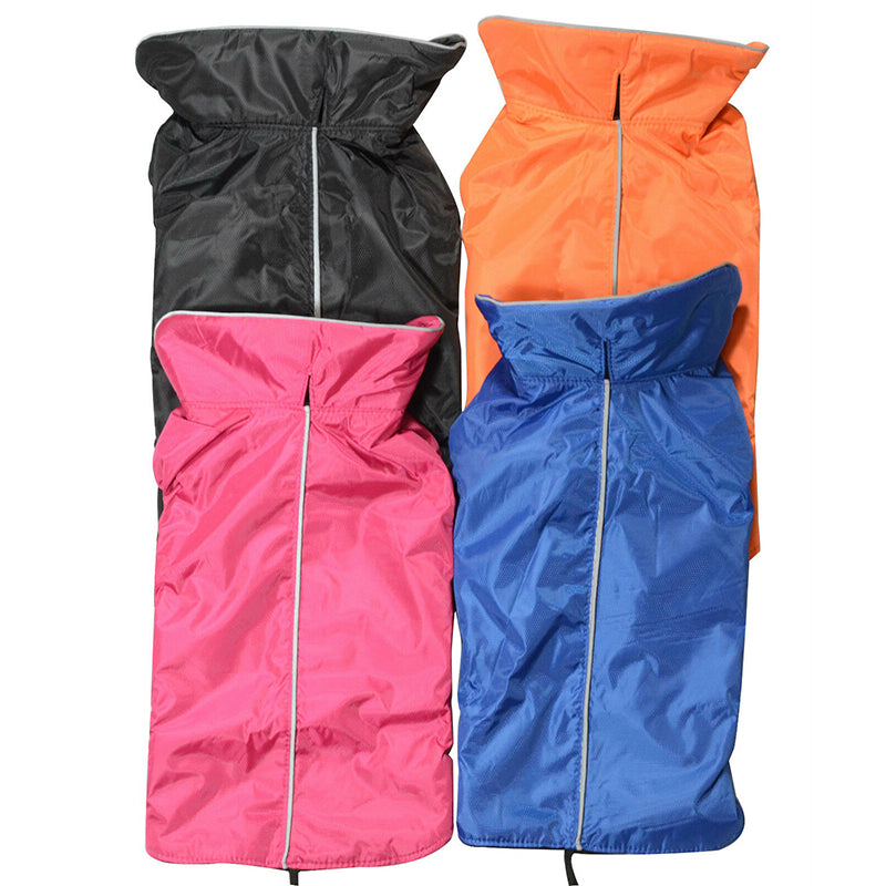 Waterproof Dog Vest Coat Jacket Raincoat ReflectiveFleece Dog clothes XS-3XL