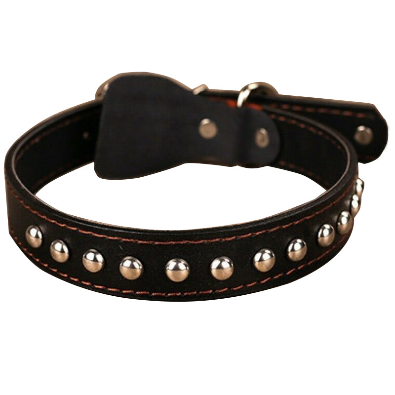 Dog Collar Set Hand Crafted Braided Genuine Leather Dog Collar & Leash Lead