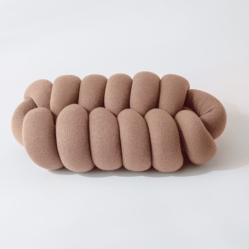 100% Handmade Knot Cushion Pillow  45x25x15cm