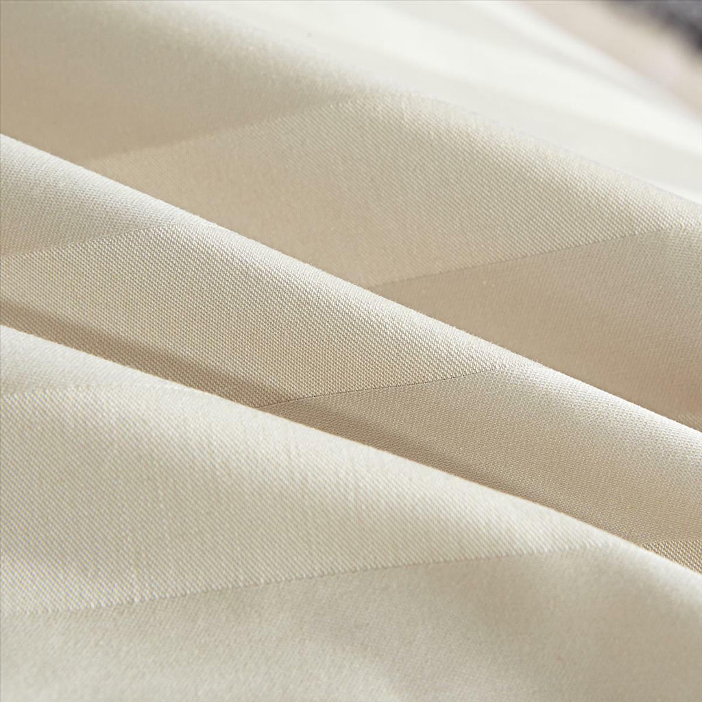 A Pair of 500TC 100% cotton Striped European Pillow Cushion cover 65x65+5cm