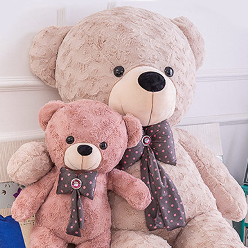 Sweet And Big Teddy Bear Cute Cap Red Teddy Bear