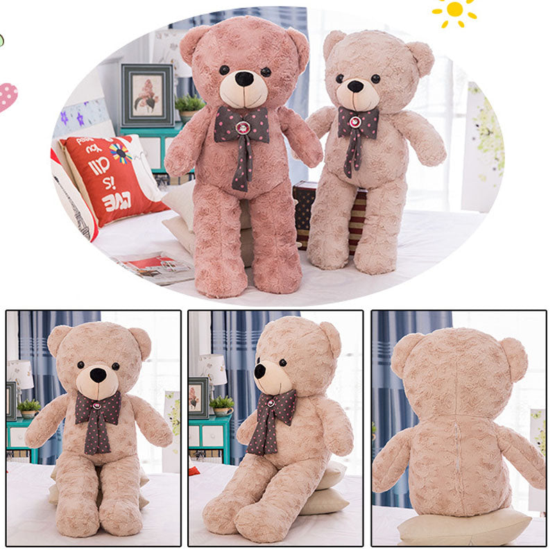 Large Jumbo Teddy Bear Plush Toy 140-200cm Long Light Brown