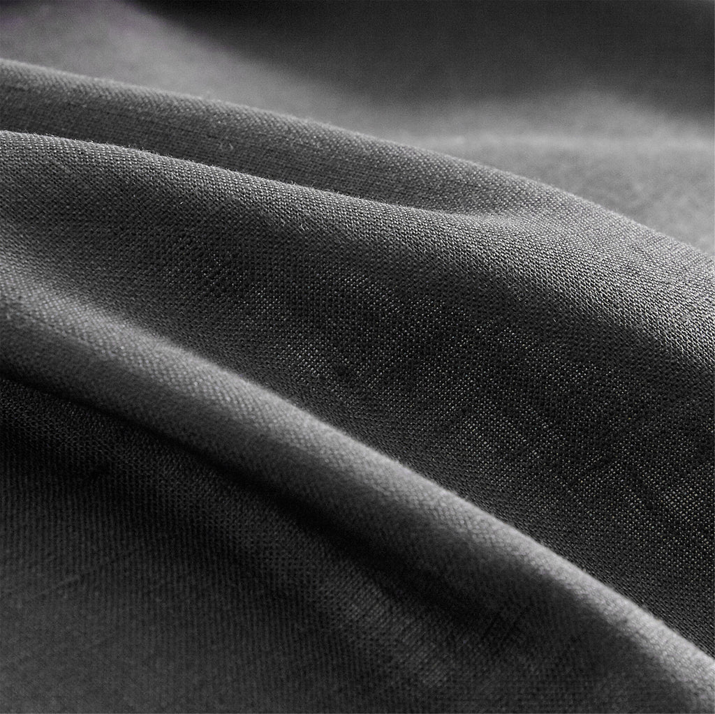 New Charcoal Vintage Wash Linen Quilt Duvet Cover Set
