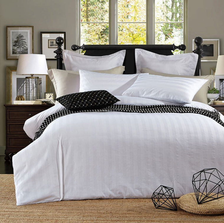 Cotton White Duvet Cover Set