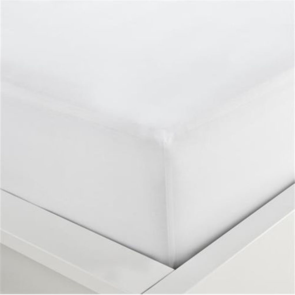 350TC Hotel Quality Plain White Fitted Sheet