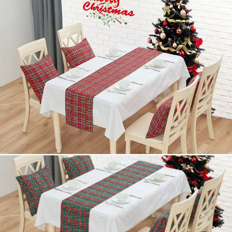 Christmas Pattern Dining Table Runner 220x30cm