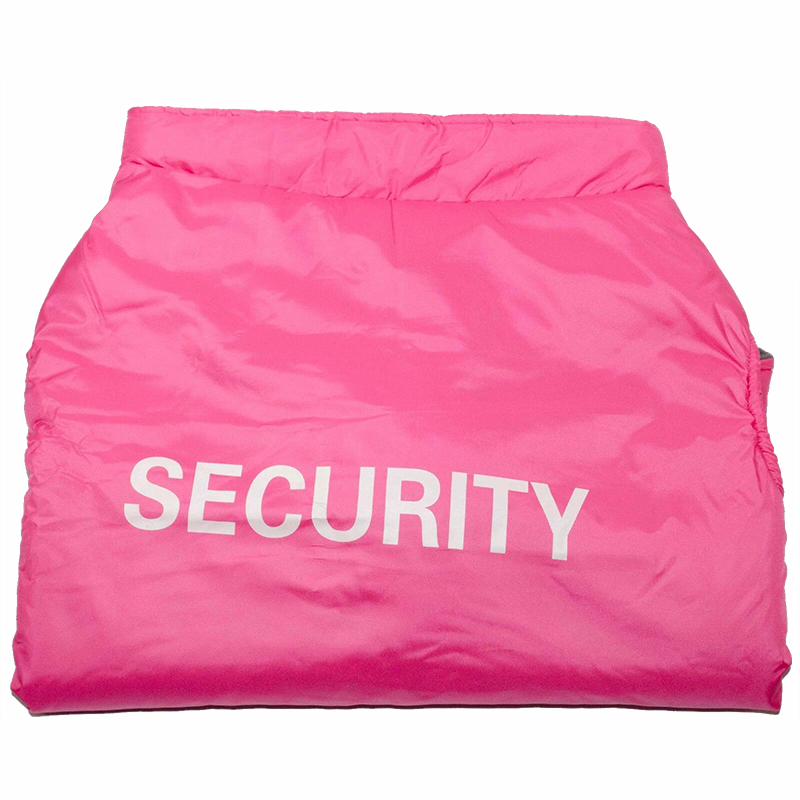 Large Breed Dog Winter Vest Coat Jacket Security Print Pink