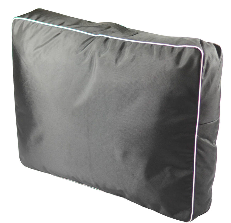 Dog Bed 80x60x10cm Scratch Resistant Waterproof Soft cushioned Plush Canvas Dog Floor Mat Black
