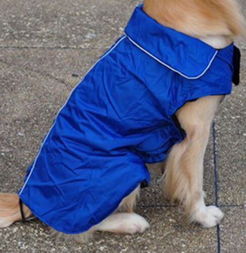 Waterproof Dog Vest Coat Jacket Raincoat ReflectiveFleece Dog clothes XS-3XL