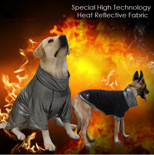 Pet Dog Reversible Jumper Vest T-Shirt Heat Reflective Fabric L XL 2XL 3XL